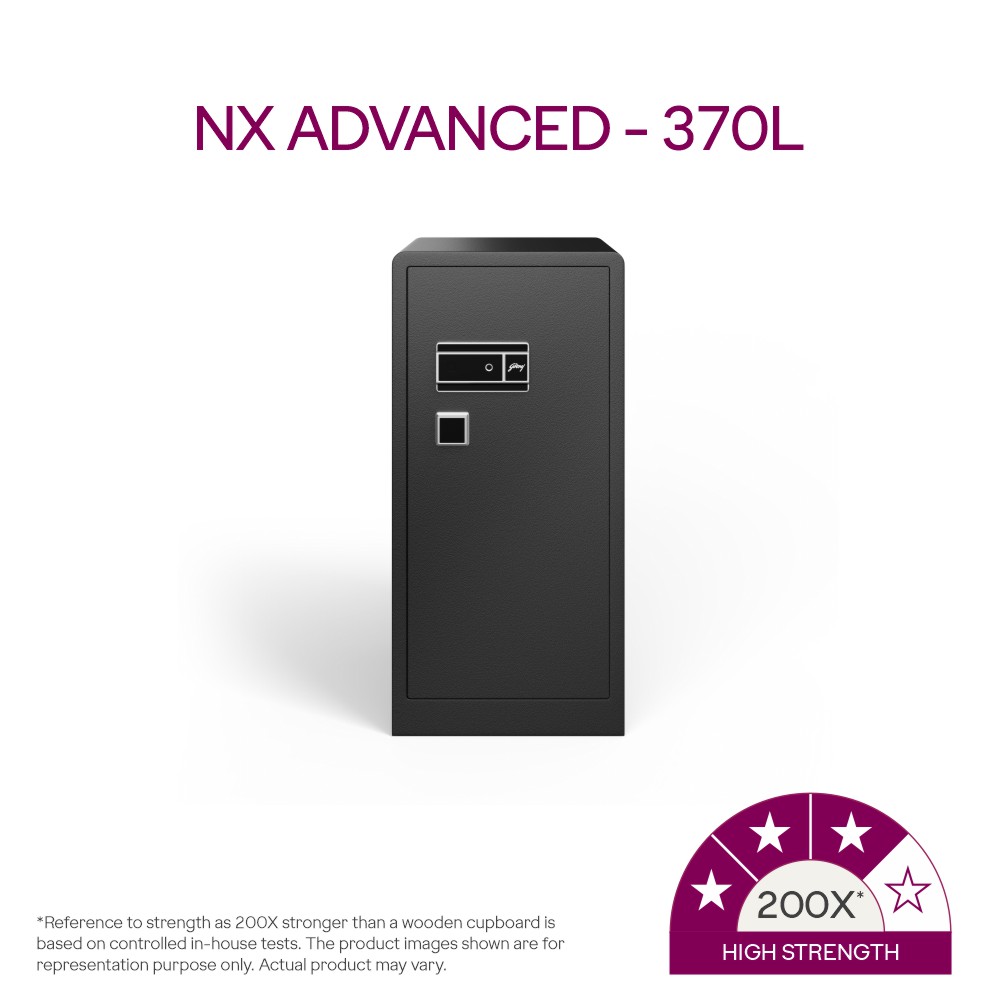 Godrej NX Advanced 370 L Digi+Bio+Mechanical Home Locker